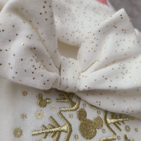 🆕️Disney Baby Snowflake Tutu Bodysuit Dress and Bow - Picture 9 of 13